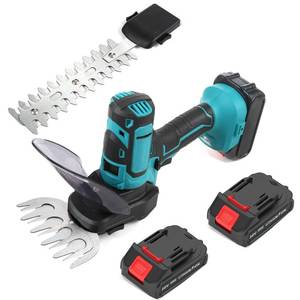 lot 11446 image: Hedge Trimmer Cordless 2-in-1 Electric Handheld Grass Shear & Shrubbery Trimmer with 2Pcs 2.0Ah Battery, 20V Mini Hedge Trimmer with Lawn Trimmer and Pruning Trimmer for Garden and Lawn