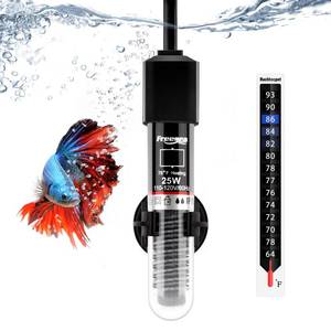 lot 12182 image: FREESEA Aquarium Fish Tank Heater 25W50W100W300W Small Submersible Aquarium Heater with Preset Temperature for 1-5 Gallon Betta Turtle Freshwater Saltwater Tank