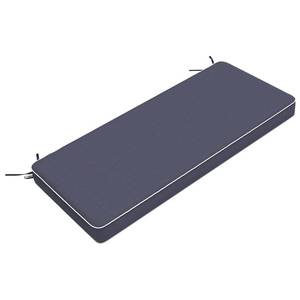 lot 12212 image: LVTXIII Bench Cushion 59 Inch with Ties, Patio Furniture Window Seat Cushions, Water-Repellent Bench Cushions for OutdoorIndoor Porch Swing and Loveseat, 59x18x3, Textured Navy