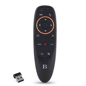 lot 12242 image: BL Air Mouse Remote Control, Voice Remote 2.4G RF Wireless Remote Control with 6-Axis Gyroscope IR Learning, USB Air Mouse Remote for PC Smart TV Android TV Box HTPC Laptop Projector Android Windows