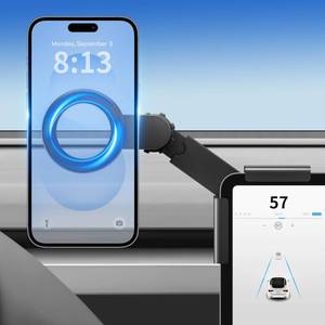 lot 12269 image: TSLDRV Magnetic Phone Mount for Tesla Model Y Juniper Model 3 Highland 2020-2026 for MagSafe��Strongest Magnet Power�� Screen Phone Mount for Tesla Model Y Model 3 Accessories 2020-2026 Glossy