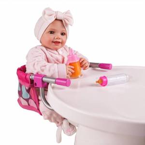 lot 12281 image: BABESIDE Baby Doll Table Seat for 12-20 Inches Dolls, Baby Doll Feeding Chair Accessories, Baby Doll Accessories Furniture fit Newborn Dolls Boys&Girls