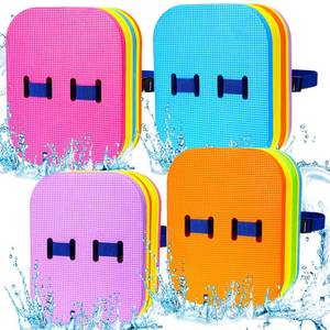 lot 13007 image: 4 Pcs Summer Kid Back Float Safety Swim Trainer 3 Layers Swimming Bubble Secure Clip Buckle Toddler Floaties with Adjustable Swim Belt Waterproof Swim Training Equipment for Children Sport Pool Lesson