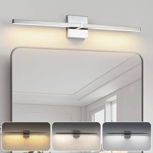 lot 13020 image: HUMHOLD 30 inch 3CCT Bathroom Vanity Light, 360° Rotatable Modern LED Bathroom Light Fixture Over Mirror, 24W 3000K-5000K Dimmable Vanity Light Bar for Bathroom, Mural-UL Certified