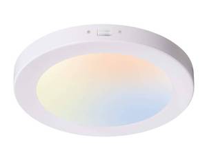 lot 14029 image: CLOUDY BAY 3 Color Temperature LED Flush Mount Ceiling Light,7.5 Inch,120V 12W 840LM Dimmable, CRI 90,3000K4000K5000K Adjustable,White Finish