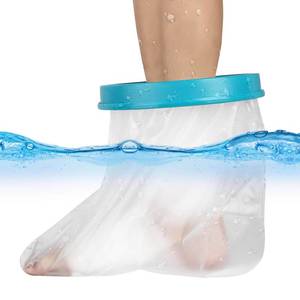 lot 14075 image: Waterproof Foot Cast Cover for Shower Adult, Reusable Watertight Protector for Foot Surgery, Bandages, Wounds, Burns, Ankle Cast Shower Bag 2025 Upgrade