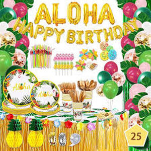 lot 1539 image: Mega Luau Party Set for 25 Guests