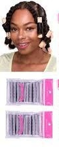 lot 14063 image: Hair Perm Rods Set - Pink and Gray