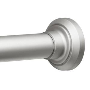 lot 1593 image: ENJOYBASICS Shower Curtain Rod 30 to 76 Inches, 1 Inch Stainless Steel Adjustable Spring Tension Rods No Drill for Bathroom, Closet, Window, Room Divider, Never Rust, Non Slip, Nickel