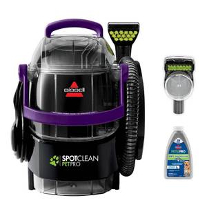 lot 1617 image: Bissell SpotClean Pet Pro Portable Carpet Cleaner, 2458