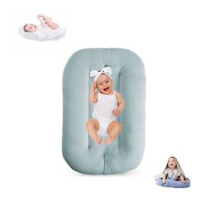 lot 1624 image: Baby Lounger for Infants 0-12 Months, Bionic Design Baby Lounger Soft Organic Cotton Breathable Lounger, Newborn Babies Essentials Gifts