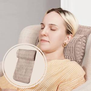 lot 1629 image: WdFour Headrest Memory Pillow, Support Cushions for Neck, Back or Foot for Sofas, Recliners, Office Chairs, Massage Chairs for Neck Pain Relief and Cervical Support(Khaki, 13 Wx2.7 D).