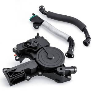 lot 1636 image: PCV Valve Engine Crankcase Vent Valve Oil Separator with Breather Hose Kit Compatible with Audi A3, A4, A5, Q5, TT, VW Beetle,CC, Golf, Passat, Tiguan Replacement 06H103495B
