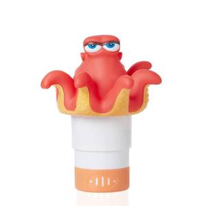 lot 2032 image: XY-WQ Chlorine Floater, Floating Pool Chlorine Dispenser (Octopus), Fits 1 and 3 Inch Tablets for Large and Small Pools, Hot Tub, Spa