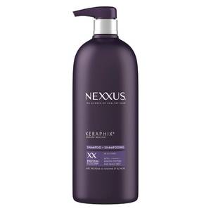 lot 2055 image: Nexxus Keraphix Shampoo With ProteinFusion for Damaged Hair Keratin Protein, Black Rice, Silicone-Free 33.8 oz