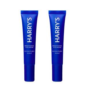 lot 2078 image: Harrys Brightening Under Eye Cream for Dark Circles, 0.5 Fl Oz, 2 Pack
