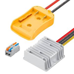lot 2083 image: Vibit 20V to 12V Step-Down Converter for Dewalt Battery, DC Power Adapter, Voltage Reducer Transformer 180W Buck Converter Regulator for Golf Cart RC Car Truck Light & DIY