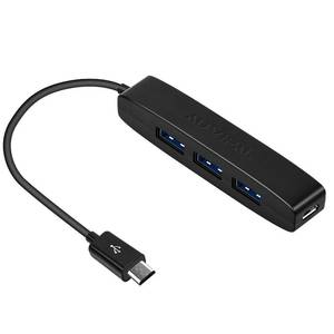 lot 2087 image: AuviPal 3-Port Micro USB OTG Hub Adapter (3 USB Ports  Power Port) for Fire Stick 4K, PlayStation Classic, Raspberry Pi Zero, Sega Genesis Mini, SNES Classic Mini and More - Black