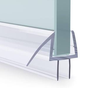 lot 2089 image: AmazerBath 3 PCS Shower Door Bottom Seal for 12 Inch Glass - (15.75 Inches x 3), 3 Section Segmented Shower Installation Kit Frameless Glass Door Seal Strip