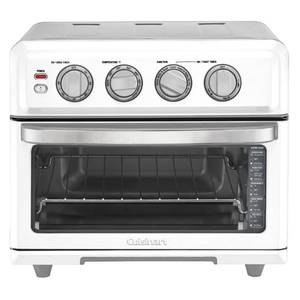 lot 5344 image: Cuisinart Air Fryer Toaster Oven with Grill, 1800W 8-1 Air Fryer Oven with Bake, Convection Bake, Grill, Broil and Warm Options, Large Capacity, 60-Minute Timer, TOA-70W, White
