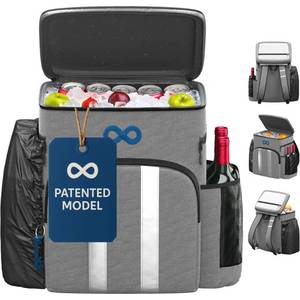lot 5400 image: Everlasting Comfort Insulated Cooler Backpack - 54 Can, Leakproof Liner, Waterproof Zipper, Soft Backpack Cooler Bag for Men and Women - Beach, Picnic, Camping, Lunch