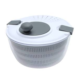 lot 5410 image: Cook with Color Salad Spinner - Lettuce and Produce Dryer with Bowl, Colander and Built in draining System for Fresh, Crisp, Clean Salad and Produce (Grey)