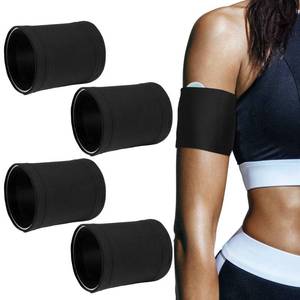 lot 6011 image: A4 Pcs Diabetes Arm Band Diabetes Sensor Cover Washable Reusable Diabetic Sensor Armband Sleeve for Diabetic Supplies Sports (Large)
