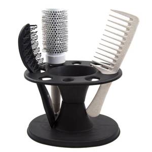 lot 10103 image: Hair Brush Holder & Organizer �� Salon Tool and Bathroom Storage for Combs, Brushes, and Styling Accessories