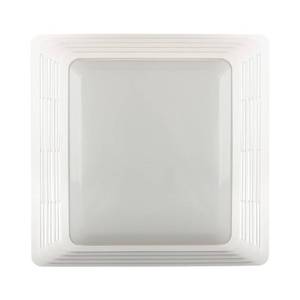 lot 11491 image: UYZO S97014094 Bathroom Fan Cover Grille and Lens for Broan Nutone Bathroom Exhaust Fan 678, 679, 679FL, 679FLT, 680, 680FL, 680FLT, M680, HD50L, HD80L