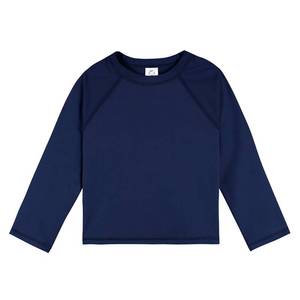 lot 12310 image: Gerber Unisex Baby Standard Toddler UPF 50 Long Sleeve Rashguard Swim Shirt, Navy, 6-9 Months
