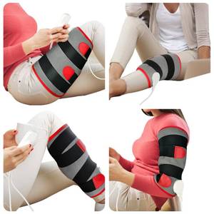 lot 12316 image: Comfytemp Heating Pad for Leg Pain & Cramps Relief, Wearable Knee Heating Pads for Knee Pain, FSA HSA Eligible Wrap Around Heating Pad for Shin SplintCalfArm, Birthday Gifts for Mom Women (SM)