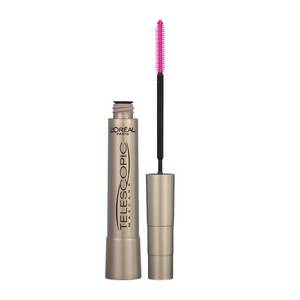 lot 12380 image: LOreal Paris Makeup Telescopic Original Lengthening, Lash Separating Mascara with Dual Precision Brush, Washable, Black Brown, 0.27 Fl Oz., 1 Count