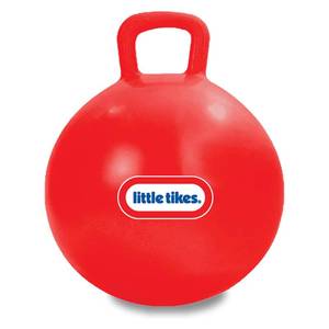 lot 13059 image: Little Tikes 18 Red Inflatable Hopper Ball for Kids Ages 4-8