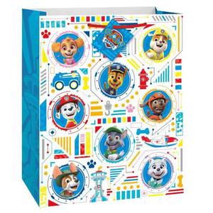 lot 14090 image: Paw Patrol Large Ultimate Multicolor Gift Bag (1 Pc) - Delightful Pup-Themed Party Favor Bags Perfect for Birthday Celebrations