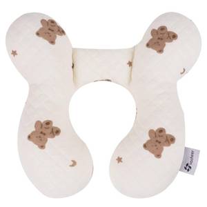 lot 14092 image: vocheer Baby Neck Pillow(Upgraded), Cotton, Baby Support Pillow, Car Seat Pillows for Newborn, Carseat Head and Body Support, Infant Travel Pillows for Prams, Pushchair, Stroller, Bouncer, Bears