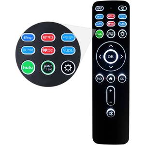 lot 14106 image: Universal Backlit Remote XRT260 Replacement for All Vizio Smart TVs with Shortcut Buttons Disney, Netflix, Prime Video, Hulu, XUMO, VEDU, iHeart Radio and More