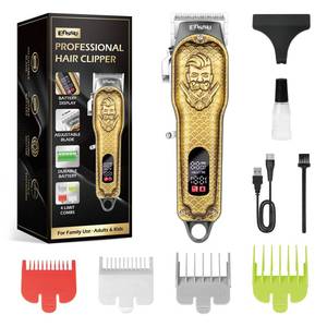 lot 6061 image: ENSSU Professional Hair Clippers for Men, Cordless Barber Clippers with Adjustable Precision Blades, LED Display, and 180-Minutes Runtime for Professional Barbers & Home Haircutting