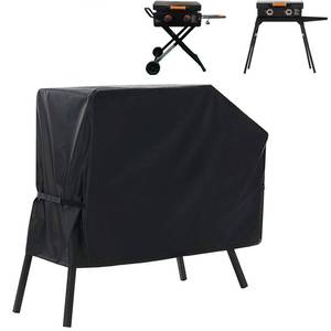 lot 6074 image: NOELIFE Grill Cover for Blackstone 22 inch Griddle with Hood and Stand, Waterproof Griddle Accessories for Blackstone 17 and 22 inch, Windproof and UV Resistant (Cover only)