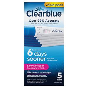 lot 6088 image: Clearblue Early Detection Pregnancy Test, 5 Ct