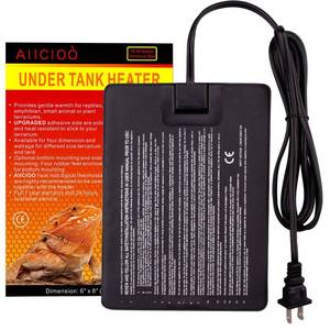 lot 6095 image: Aiicioo Reptile Heating Pad - Hermit Crab Heater Heat Mat for Reptiles Snake Lizard Terrarium 8 Watt