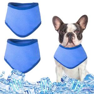 lot 6124 image: 2PCS Dog Cooling Bandana Pet Dog Cooling Collar, Breathable Pet Cooling Collar for Dogs Dog Instant Cooling Bandana Dog Ice Bandana Dog Cooling Towel Dog Cat Ice Collar for Summer, Small