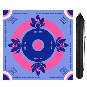 lot 6145 image: Mahjong Mat - Noise Reduction Non-Slip Neoprene Table Mat with Rules , 31.5x31.5 Portable Mahjong Table Cover for Poker, Card Games, Board Games, Tile Games, and Dominoes