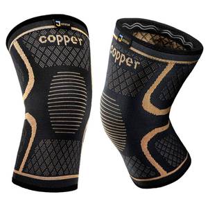 lot 6150 image: Copper Knee Braces for Men and Women (2 pack) -Knee Supports Copper Compression Knee Sleeve for Knee Pain, Arthritis, Sports and Recovery Support (3X-Large)