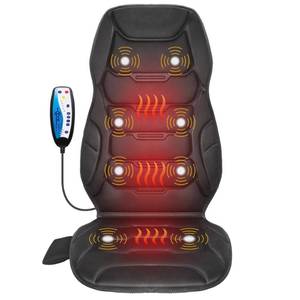 lot 7720 image: COMFIER Massage Seat Cushion, Back Massager with 8 Vibration Nodes & 5 Modes, Adjustable Chair Massage Pad with Heat for Home Office, Heated Chair Pad,Gifts for Men,Women
