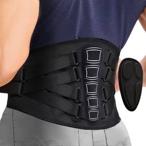 lot 10087 image: OSK Back Brace for Lower Back Pain Relief with 3D Lumbar Pad,Lumbar Support Belt for Men & Women with 7 Stays,Ergonomic Design and Soft Breathable Material for Work,Herniated Disc,Sciatica(X-Large47.353.2Inch)(2pk)