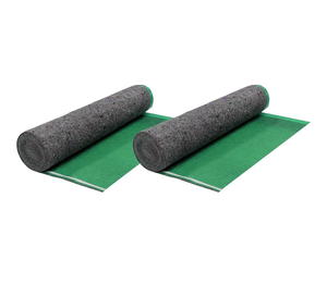 lot 10805 image: AMERIQUE 691322306941 200SQFT 3.2MM 3-in-1 Underlayment Felt, 300SQFT, Emerald Green, 100 Square Feet - Retail $50