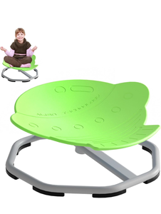 lot 10819 image: Spinning Chair for Autistic Kids, Non-Slip Sensory Spinning Chair, Sit and Spin Autism Toys Training Body Coordination (Green) - Retail $50
