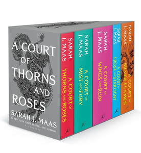 lot 10831 image: A Court of Thorns and Roses Complete Book Series Box Set - Retail $85