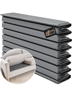 lot 10856 image: GORILLA GRIP Heavy Duty Couch Cushion Support Board to Fix Sagging Sofas, 23 x 19 Armchair, Thick Plywood Boards Add Strong Seat Supports, Stays in Place, Replacement Stuffing Under Couches, Gray - Retail $32