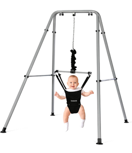 lot 10882 image: Baby Jumper, with Strong Support Stand and Baby Walking Harness Function, Fun Activity for 6-24 Months Old - Retail $90